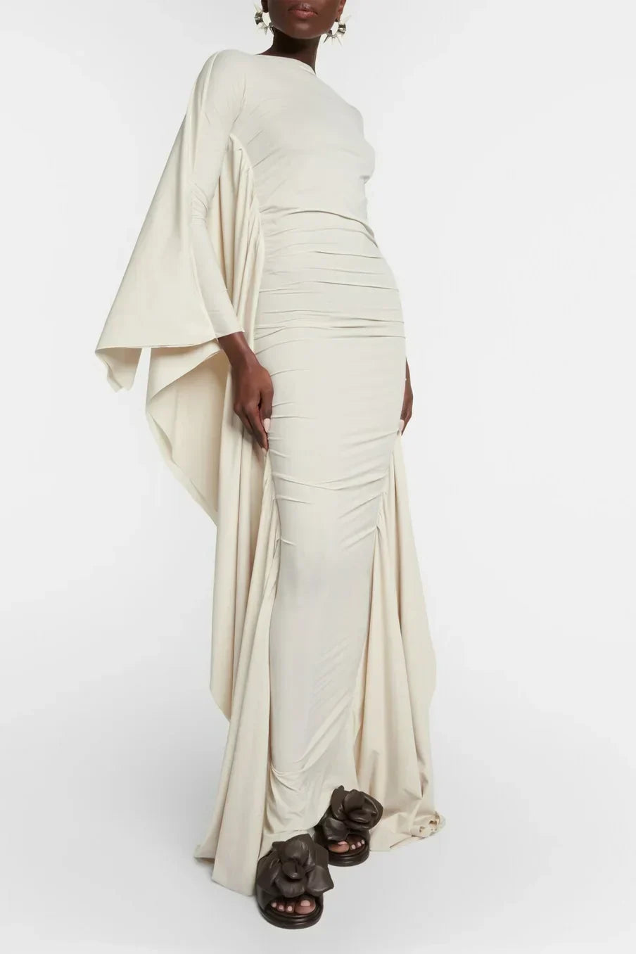 Lilgiuy Tight Sleeved Maxi Dress